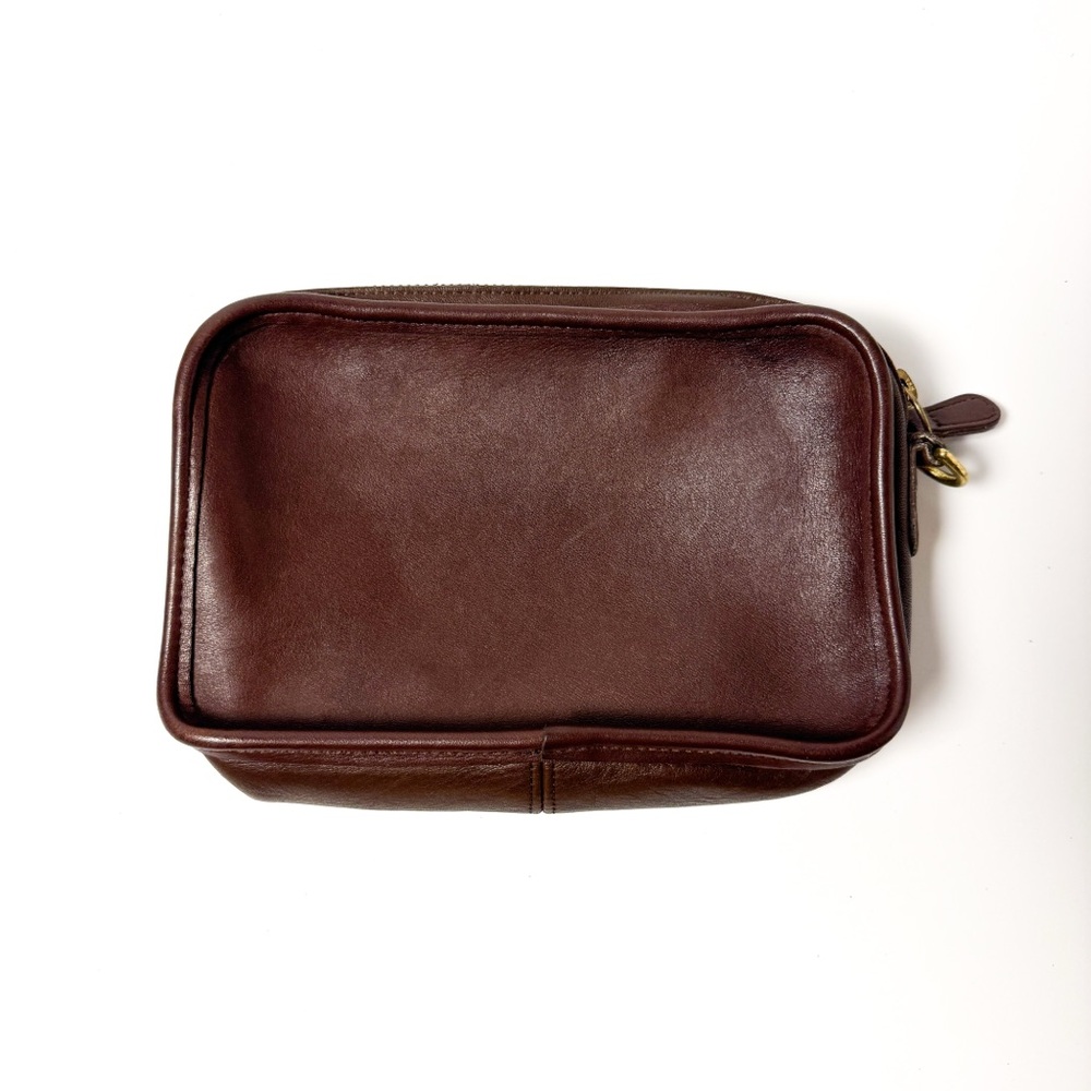 Vintage Coach Carnival Dark Brown Leather Bag 9925 (Missing Strap) - Picture 2 of 8